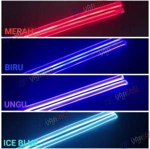 Harga 2 Pcs Lampu Alis Slim Flexible 2 Warna Sen Running