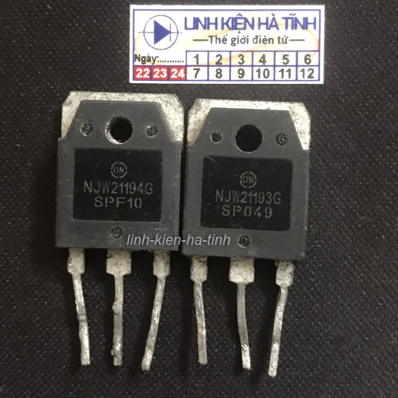 Cặp sò NJW21193G / NJW21194G NJW21193 NJW21194 tháo máy-AH12