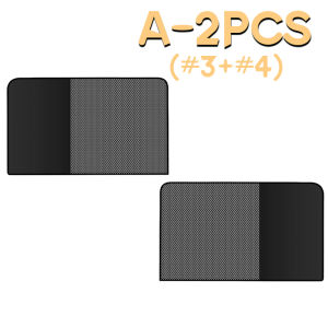 4pcs/set Universal Car Sunshade UV Protection Foldable Car Double Panel Side Window Sunshade Summer Protective Window Film