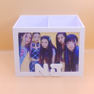 NEW JEANS-inspired Desk Organizer with a slot for a 2R size picture - DO-001