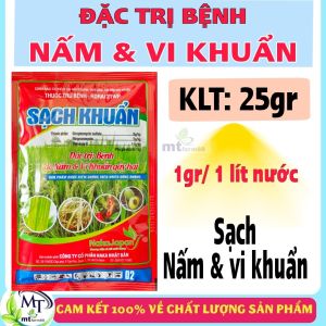 [400 gói] SẠCH KHUẨN 21WP (gói 25g) - PHÒNG TRỪ hữu hiệu các loại bệnh do nấm và vi khuẩn gây hại trên cây trồng