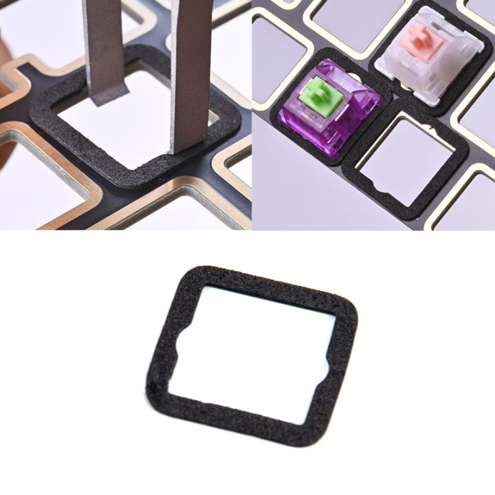 120pcs Mechanical Keyboard Switch Pad Single Switch Film Foam
