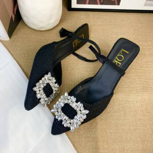 69245 Heels Wanita 5cm Fashion Import Sepatu Hak Tinggi Pesta Bisa COD (With Box)