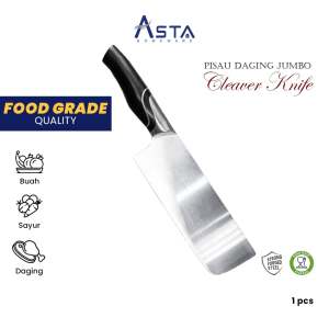 Asta Pisau Daging Super Tajam Besar Stainless Cleaver Knife 30 cm