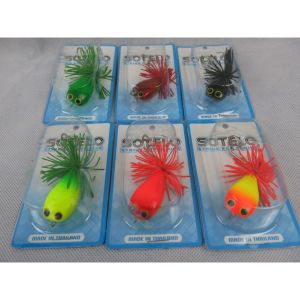 SOTELO TIDTY 3.5CM jump Frog Expert For Snakehead Hunter Haruan/Toman Bunga/Buju 6PCS-SET