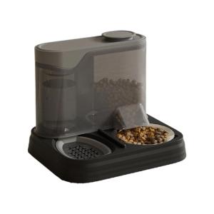 Elevated Pet Feeders With Removable Stainless Steel Bowl And Automatic Water Dispenser Cats Medium Dogs