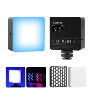Ulanzi VL49 RGB Pro Video Light Mini LED Camera Light 2500mAh Rechargable Magnetic LED Lamp for Vlog for Youtube Tik Tok