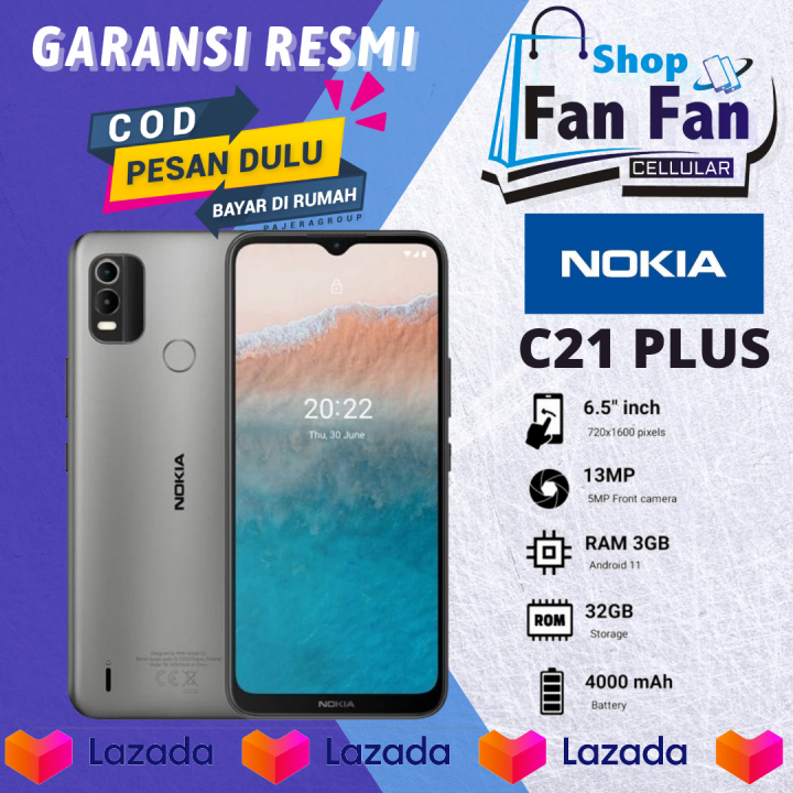 Nokia C21 Plus Smartphone Ram 3GB Rom 32GB Garansi Resmi