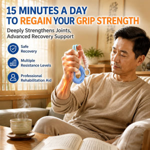 Silicone Grip Ring Hand Strengthener Stress Relief Exercise Tool