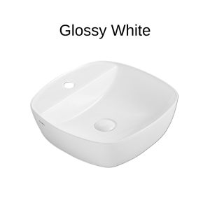 Rubine SQ 42M Countertop Square Ceramic Basin