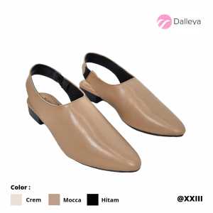 DALLEYA COLLECTION - Elnino Sepatu Flat Wanita Kerja Real Pict Casual Trendy Berkualitas