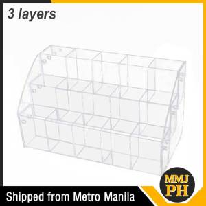 Acrylic Pen Organizer Acrylic Plastic Pencil Rack Big Pen Organizer Cosmetic Organizer 15/20 Slots