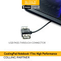 M-TECH ORIGINAL Coolingpad Pendingin Laptop 17inc High Performance Notebook Cooling Pad Kipas Laptop. 