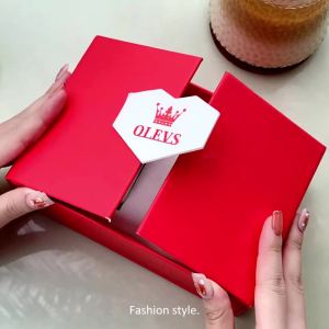 FCOLEVS Watch For Women Original 2023 New Waterproof Fashion Individuality Tungsten steel strap Quartz  jam perempuan
