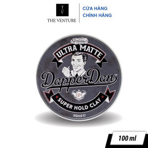 Sáp Vuốt Tóc Nam Dapper Dan Ultra Matte Clay Pomade - 100 ml