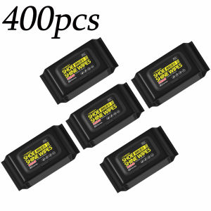 400ชิ้น ผ้าเช็ดทำความสะอาดรองเท้าแบบใช้แล้วทิ้ง / ผ้าเช็ดทำความสะอาดรองเท้าแบบพกพาสำหรับฟื้นฟูอย่างรวดเร็ว / อุปกรณ์ทำความสะอาดรองเท้าสีขาวแบบรวดเร็ว