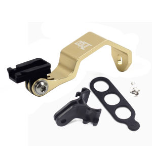 Alloy Cycling Headlight Mount Front Fork Sport Camera Holder for Bro mpton Pline Tline 3sixty JAVA Folding Bike Road fit Gopro Cateye Light Universal