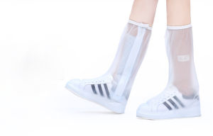 Ủng Đi Mưa Silicon Cổ Cao Siêu Phẩm Lội Nước Bao Bọc Giày Chông Nước Chống Thấm Chống Trơn Trượt Có Khóa