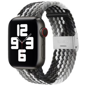 Braided Elasticity &Length Adjustable for iWatch band for watch 44mm 40mm 45mm 41mm 42mm elastic nylon strap watch series