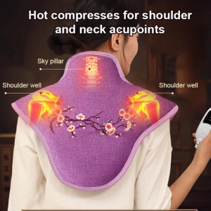 Electric Heating Sea Salt Neck And Shoulder Treasure Electric Heating Shoulder Neck Pad Massager Adjustable Temperature Heating Pad