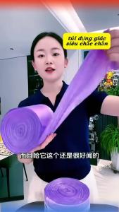 Túi Đựng Rác Hương Lavender Túi Rác Xua Đuổi Ruồi Muỗi Có Dây Rút Cuộn 50 tú 45x50cm