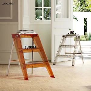 xpkQ Household Ladder Stool Plastic 3 Step Ladders Stools Portable Storage Lightweight Multifunctional Decorative Home Furniture 4P6B8