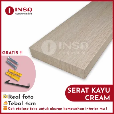 Ambalan Dinding Aestetic Minimalis Rak Dinding Panjang 80cm 60cm 40cm 30 Lebar 20cm 15 10 Tebal 4cm