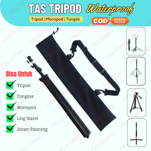Grosir Tas Tripod 21 Meter Bahan Waterproof / Tas Tripod 200 cm / Tas Tripod 2 meter