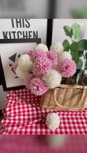 5Pcs Hydrangea Artificial Flowers Bouquet For Home Bedroom Decor Wedding Decoration Craft Vases Flower Arrangement Accessories