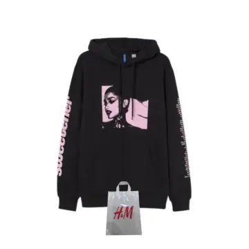 Ariana grande black hoodie h&m hotsell