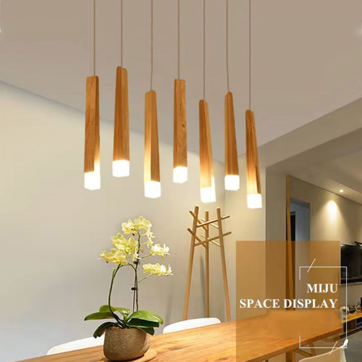 Minimalist Japanese Dining Pendant Light Creative Ceiling Chandelier ...