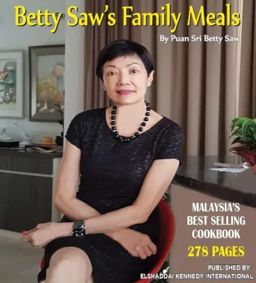 (Bundel) Betty Saw Family Meals cookbook & Everything Nasi Lemak Cookbook