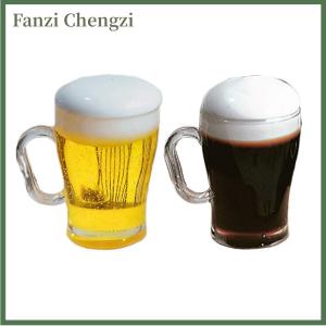 Fanzi 1 12 Dollhouse Simulation Mini Beer Cup Model Doll Home Beer Drinks Bar Scene Decor Toy Dolls House Accessories Pretend Play Toy