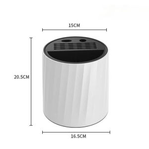 IMMCUTE Kitchen Rotating Knives Holder 360° Rotating Chopsticks Cage Cutlery Rack Multifunctional Storage Rack Detachable