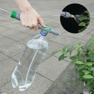 [HCM] Máy bơm phun nước áp suất cao cầm bằng tay có thể điều chỉnh gắn đầu chai nước dành cho xịt vườn - Randy888