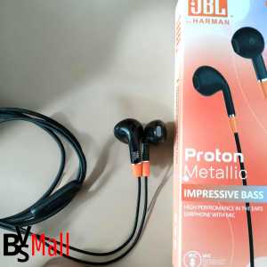 Headset JBL Proton Metallic IMPRESSIVE BASS  High Perfromance Earphone With Mic Universal