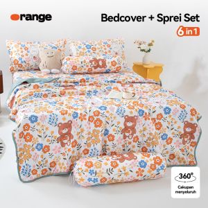 Bedcover Set lembut nyaman Ukuran 180160120x200cm Bedcover Set Motif aesthetic anti luntur