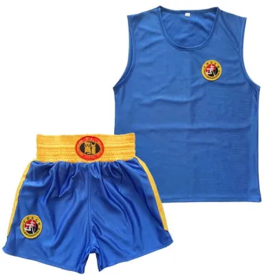 SOFITEL Vest MMA Muay Thai Shorts and T-Shirts Shorts Free Combat Dragon Kick Boxing Suit Breathable Wushu Trunks Sanda Uniform Women