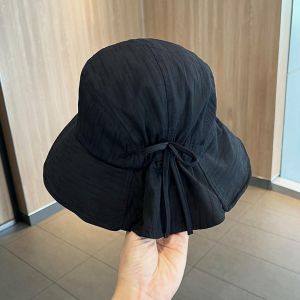LEKGAVD Ngoài trời Có thể gập lại Du lịch Vải Chống nắng Mũ Lưỡi Trai Mũ mùa hè Mũ chống nắng Mũ lưỡi trai phong cách Hàn Quốc Mũ tai bèo nữ Mũ chậu Mũ che nắng