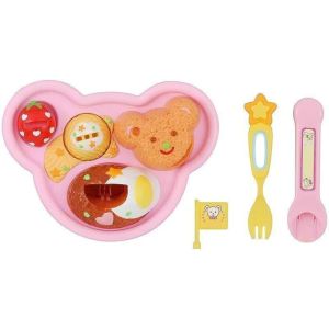 YOUSHI TOP kitchen set for kids Fun Bear Box Food Feeding Toys Role Play Early Education Pudding Feeding Set Birthday Gift Cartoon Play House Toys Ornament