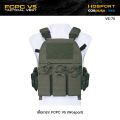 เสื้อเกราะ FCPC V5 Tactical Vest ( Wosport ) วัสดุผ้า Cordura 500D มาพร้อมซองแม็ก 5.56 ด้วยกัน 3 ช่อง. 