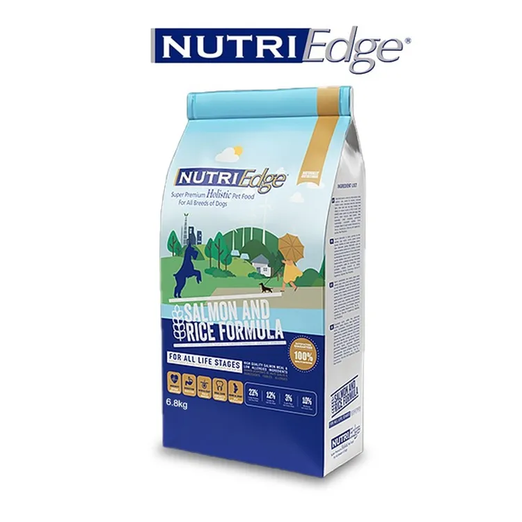 NutriEdge Salmon Rice Lamb Rice 6.8kg Dog Food Sensitive Skin