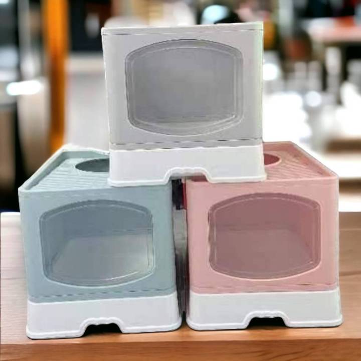 Petheng ห้องน้ำแมวแบบลิ้นชักพับได้