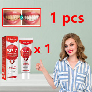 SP7 Whitening Probiotic Toothpaste 120g - Fresh Breath & Tartar Control Anti-Cavity Single Pack