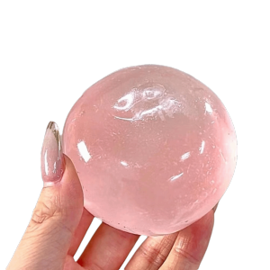LUNARA Blue Coconut Oil Squishy Ball Transparent Soft Ball Quick-rebound Squeeze Toy Portable Slow Rising Maltose Squishy Toy For Kids Adults