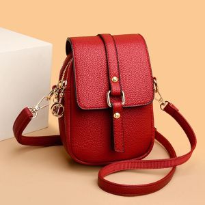 Tas selempang Wanita Untuk HP dan Uang Tas Terbaru Tas Bahan Kulit Jeruk Papirut