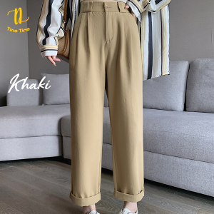 TINO-TINO H1199 Loose Pants Higwaist Basic Daily Trousers Wanita Import Celana Kulot Wanita Premium