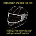Universal Type Motorcycle Helmet Anti-Rain Film Electric Car Half-Helmet Anti-Fog Lens Patch Accessories. 