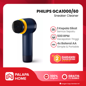 Alat Pembersih Cuci Sepatu Philips Sneaker Cleaner GCA1000/60 Electric Portable Shoe Brush