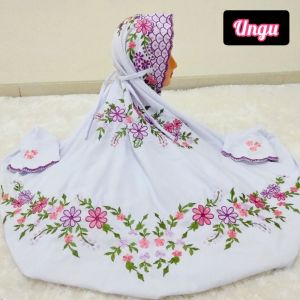 Mukena Mukenah Rukuh Rukoh Telekung Lajuran Lajur Terusan Langsungan Ala Santri Perempuan Lirboyo Sholat Polos Katun Dewasa Adem Anak Pondok Murah Bordir Putih Bahan Polino Model Terbaru 2021